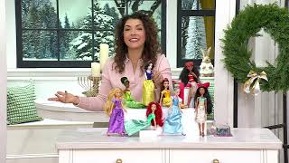 Disney Princess Set of 4 Posable Fashion Dolls on QVC screenshot 1