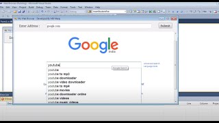 How to create single line Web Browser in C# Windows Form App