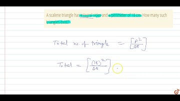 A scalene triangle has integral sides and a perimeter of 18 cm. How many such triangles exist?