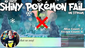 SHINY GOLBAT ☆ MY FIRST SHINY POKEMON FAIL  ( Pokemon Let