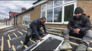 How to install a velix roof window in an extension