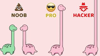 NOOB vs PRO vs HACKER - Like A Dino Dina screenshot 4