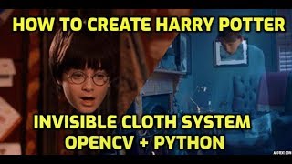 How to create harry potter invisible cloth by opencv and python in hindi