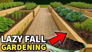 How To Plant An EASY Lazy Fall Garden: VERY DETAILED!