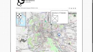 Virtual exhibition map interaction