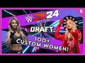 WWE 2k24 Women Only GM Mode! New Draft Gives Gives us UFC vs Wrestling! Who Wins! #6