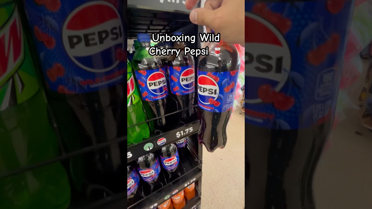 Unboxing Wild Cherry Pepsi 🥤