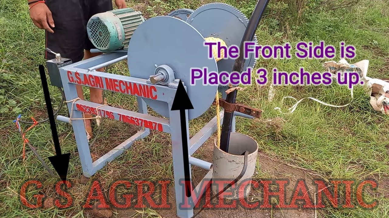 Borewell Pump Lifting Machine Mo.no +91 9623931796, 7066378870