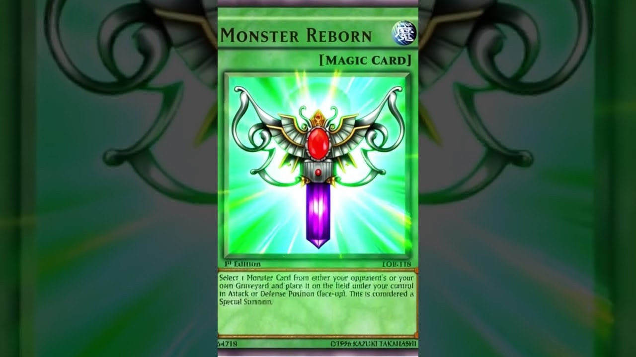 Monster Reborn from Yugioh comes to life! 