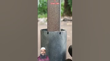 ideas for making square pipe and round pipe connections #shorts