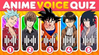 TRY TO GUESS 50 ANIME VOICES 🗣️🔊 The Best Anime Voices 👑