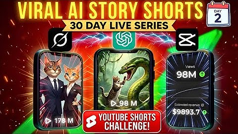 Day 2/30: How To Make VIRAL AI Generated Story Shorts (For Free!)