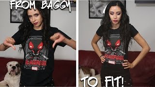 Have you ever wondered how to resize a t-shirt from baggy fitted? look
no further! this reconstruction tutorial will show sew and alter your
t-...