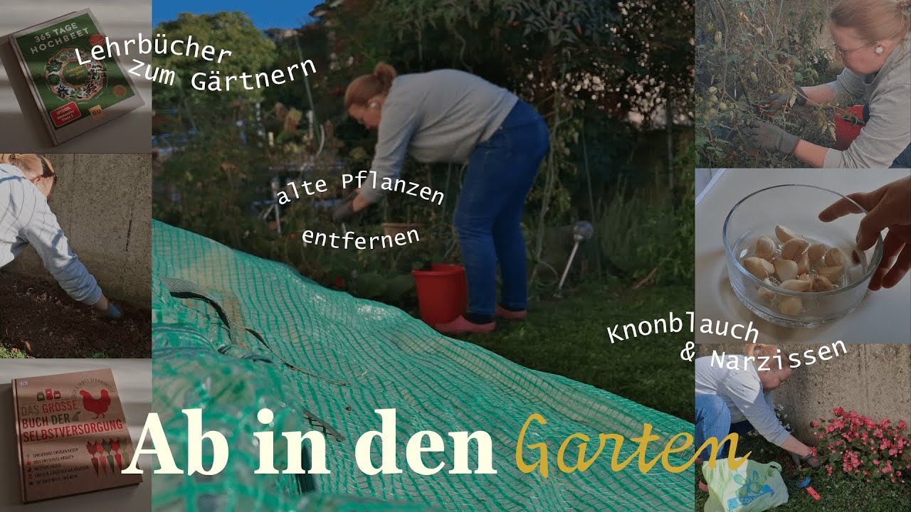 Finale Gartenarbeit im Herbst für die kommende Saison + Buchempfehlung
