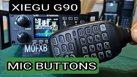 XIEGU G90 - MICROPHONE BUTTONS