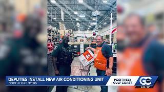 Deputy wellness check leads to donated AC unit for North Fort Myers resident amid summer heat