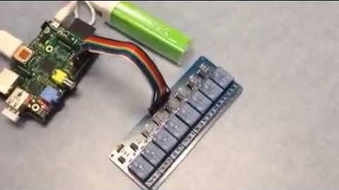 Raspberry Pi GPIO Relay Control