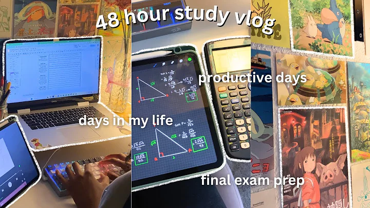 48 hour study vlog | note-taking, productive days in my life, preparing for exams, lots of studying
