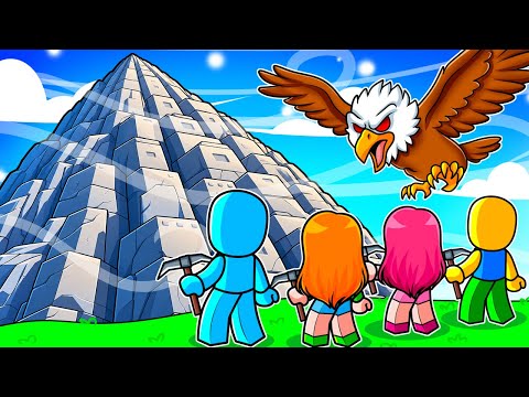 Trapped until we DESTROY the MOUNTAIN in Roblox!