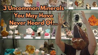 3 Uncommon Minerals To Be On The Lookout For  #witherite #brookite #bixbyite #gems #minerals #nature