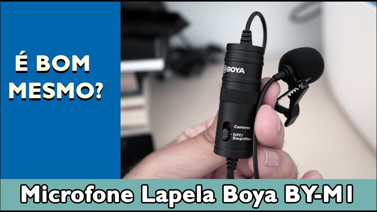 Teste de microfone lapela boya by m1 youtube