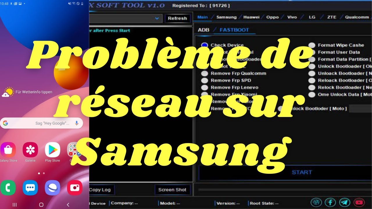 Comment Résoudre _Problème de réseau_sur tous les modèles de Samsung