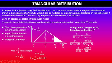 Triangular l Distribution | Achieved | Probability Distributions | 91586 | NCEA Level 3 Statistics