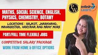 Physics Wallah & Infinity Learn Hirings 2026 | WFH & Office Opts | Competitive Salary Package | Jobs