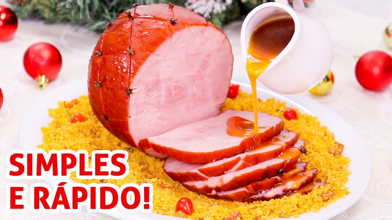 TENDER DE NATAL SIMPLES COM MOLHO AGRIDOCE PARA A CEIA NATALINA | Receita
