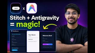 Я создал SaaS-сервис с ИИ за час | GOOGLE STITCH + ANTIGRAVITY screenshot 2