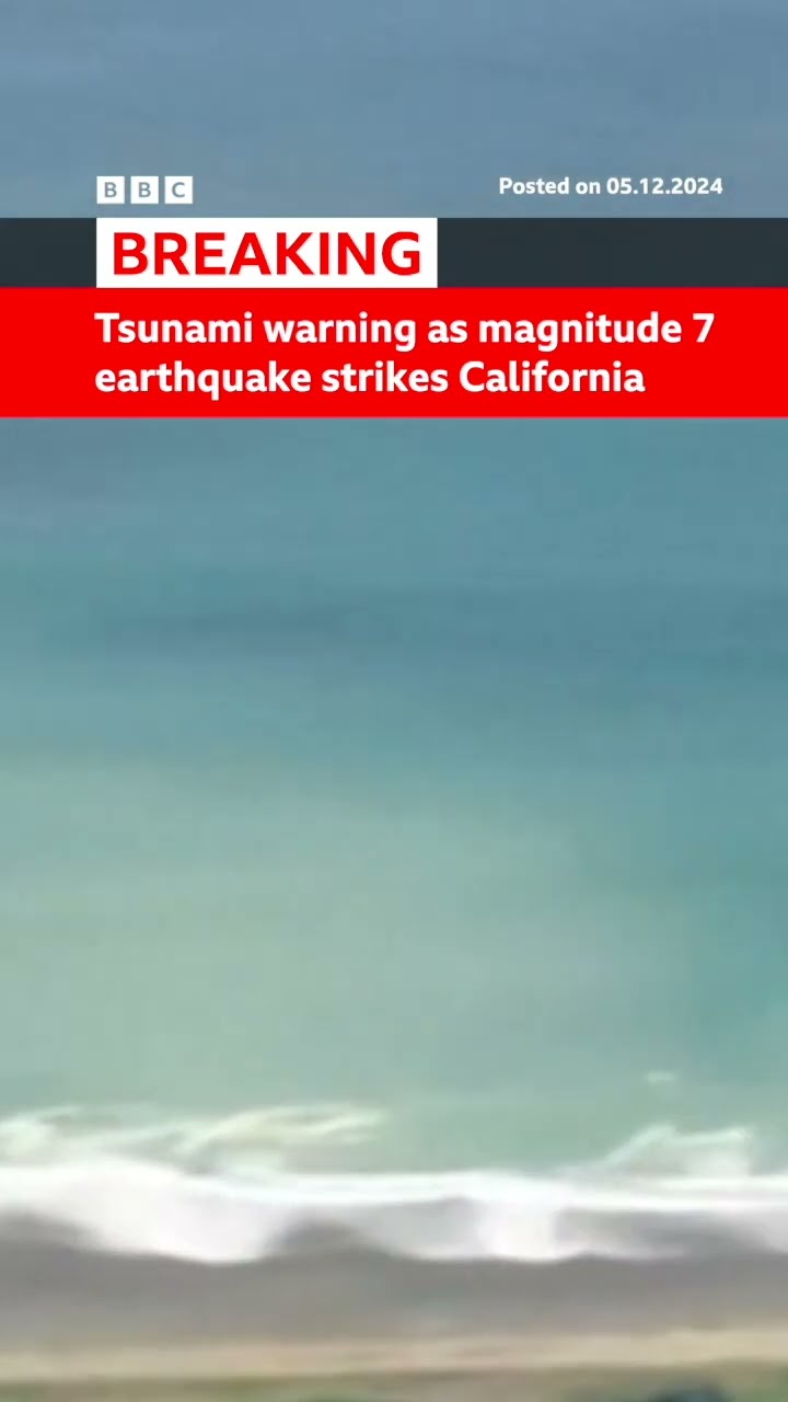 Magnitude 7 earthquake strikes California coast. #US #California #Earthquake #BBCNews