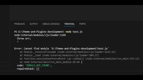 Error: Cannot find module || nodejs error solved