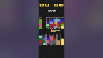 Water sort puzzle level 1745