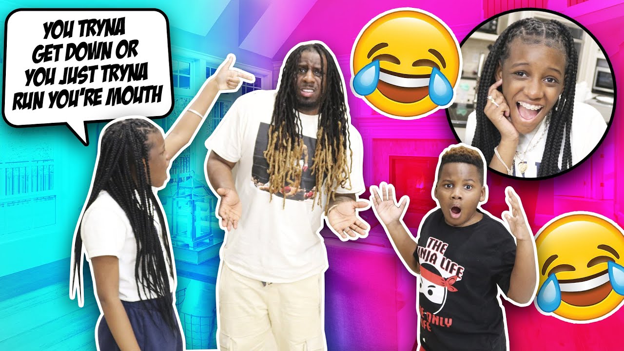 VIRAL TIK TOK TREND ON MY DAD GONE  WRONG  (YOU TRYNA GET DOWN OR YOU JUST TRYNA RUN YOUR MOUTH)