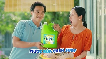 Nước rửa chén Surf - Nay có Hương Trà Xanh & Lá Dứa MỚI!