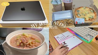 Life Dairy 💚 Unboxing New M3 Macbook Air 💻 Freelance Work Benefits ✨ Home Cooking 👩‍🍳