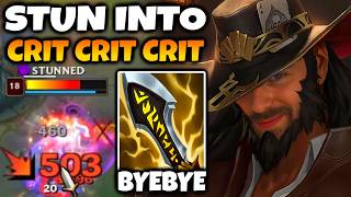 CRIT TWISTED FATE just STUNS YOU UNTIL YOU DIE FROM AUTOS. It's SO STRONG FOR CARRYING.