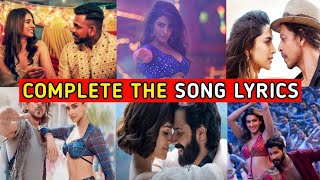 Finish The Lyrics challenge!! TKAQS
