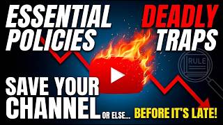YouTube Policies You MUST Know to Save Your Channel! (Monetization, Copyright & AI Rules)
