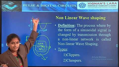 UNIT 2 Lecture_1(Introduction to Non-Linear Wave-shaping)