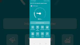 4G LTE, 5G network speed meter screenshot 5