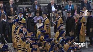 Spring 2017 Commencement Doctoral Hooding Ceremony
