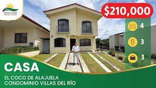Casa a la venta en condominio ubicado en El Coco de Alajuela Casa a la venta en condominio ubicado en El Coco de Alajuela