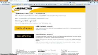 Log in to D2L