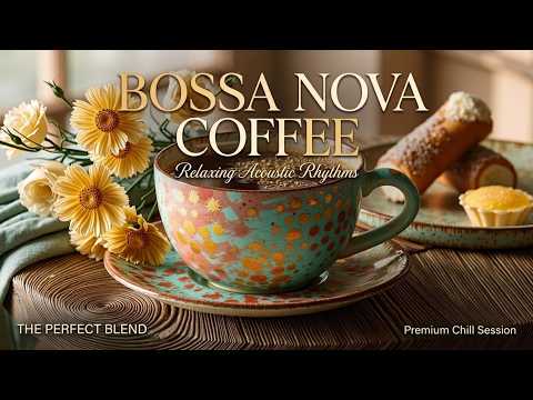 Relaxing bossa nova coffee jazz ~ Soft bossa nova lounge music for a cozy coffee shop vibe