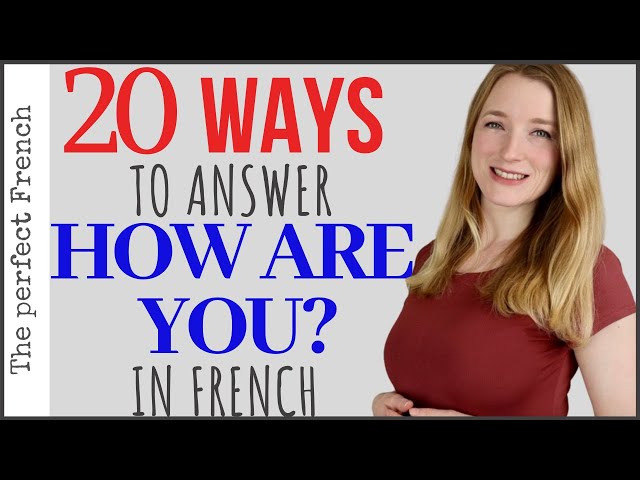 Using the French Expression Ça Va in Conversation