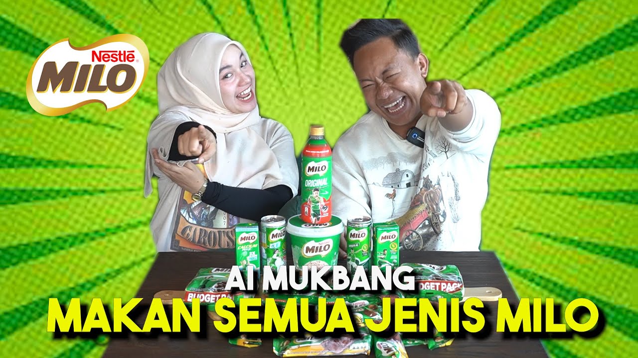 BOY & MIMI MUKBANG SEMUA JENIS MILO !!! BOY PASRAH...