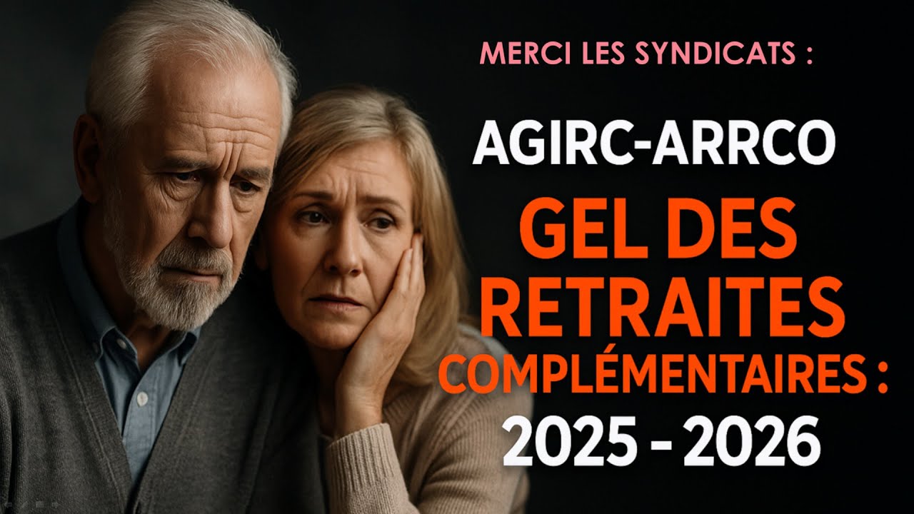 Agirc-Arrco : pas de revalorisation des retraites complémentaires au 1ᵉʳ novembre 2025