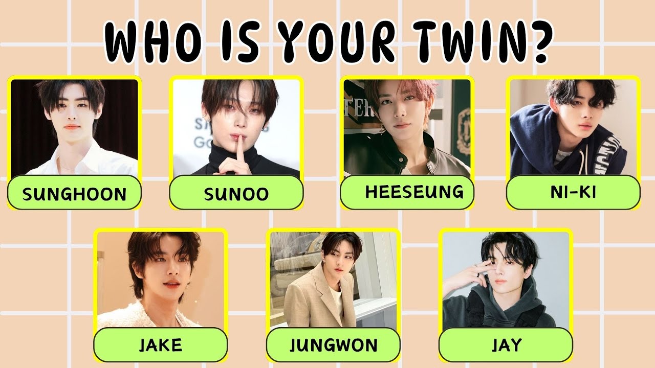 ✨ Which ENHYPEN Member Is Your Twin? | Quiz Galaxtopia 💫-- Aesthetic Personality Quiz.