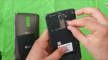 How to install SD and SIM card into LG Stylo 2 Plus